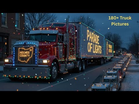 Rolling Amish Country Semi Truck Show 2025 #amishcountry #holmescounty #travel