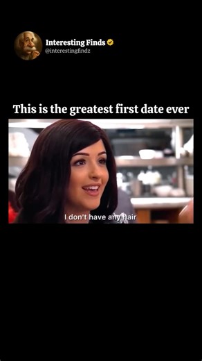 Interesting Finds on Instagram: "In 2017, a moment on the TV show First Dates resonated deeply with viewers around the world. A woman named Eve turned what could have been an ordinary dinner date into something truly unforgettable through one simple, powerful act of honesty. Midway through the evening, she gently removed her wig and revealed her bald head, explaining that she lives with alopecia. For Eve, this wasn’t just a reveal—it was a huge personal milestone. It was the first time she had e