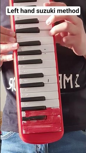 Left habd suzuki method on melodica #melodicacover #melodica #gorillaz