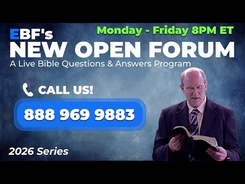 (Episode 1348) EBF's New Open Forum - March 25, 2026