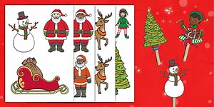 Christmas Stick Puppets