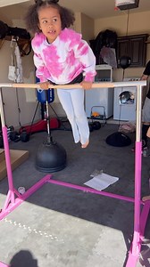 We added a bar to the garage gym so my daughter can practice her gymnastics. #gymnastics #gymnast #garagegym #athlete | Dominic Barry
