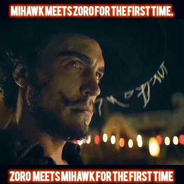 Zoro challenges Mihawk| One piece live action #mihawk #roronoazoro#shorts#onepiece