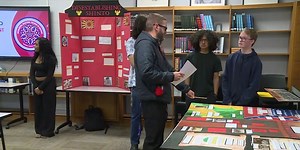 Topeka West students present exhibits for National History Day