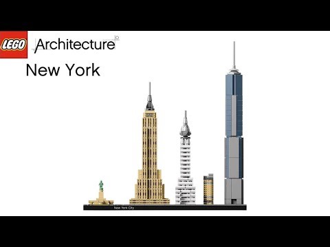 LEGO Architecture New York 21028 #lego #newyork #unitedstates #21028 #legorollercoaster