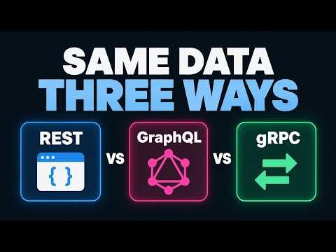 REST vs GraphQL vs gRPC: The Most Confused Topic Finally Makes Sense