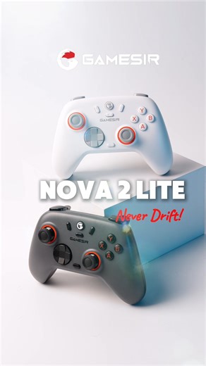 GameSir on Instagram: "POV: Everyone's hyping the G7 Pro, but you're smart enough to know there's another underrated king - the Nova 2 Lite controller.😎 👀The best wireless PC controller under 40 bucks? The strength of Nova 2 Lite is something you have never heard of. Here's an upgrade list compared to previous Nova Lite lines: ✅Added 2 back buttons; ✅Improved Tactile D-pad(tuned by fighter world champ Xiaohai); ✅Improved Hall effect joystick (best linearity/latency you could get); ✅Added trigg