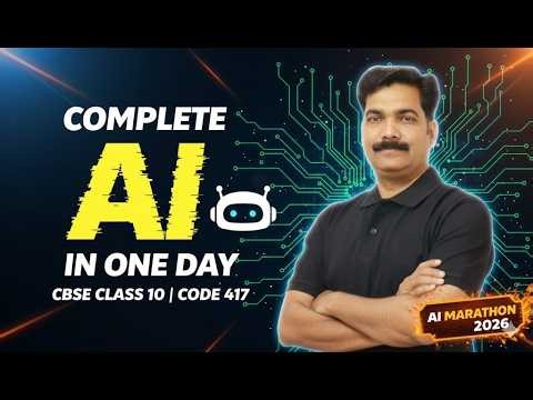 CBSE Class 10 AI (Code 417) 🔥 Complete Syllabus in One Shot | Board Exam 2026