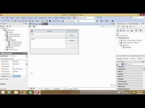 Delphi Tutorial #111 - Using TGridPanel to control proportional layouts