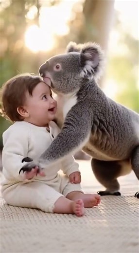 Cutest Baby & Koala Duo Ever! 😂🩷