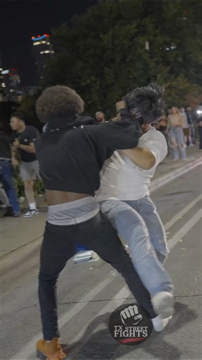 TX Streetfights | Crazy Brawl Breaks out Downtown ATX #fight #texas #brawl | Instagram