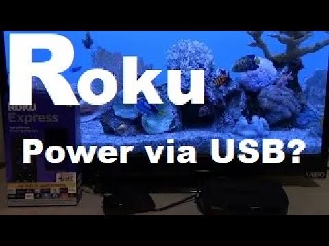 Roku Streaming Device powering via USB or wall outlet