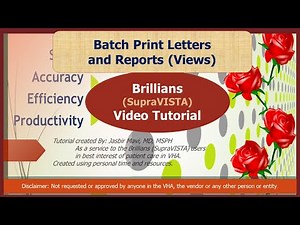 Brillians Batch Print Letters