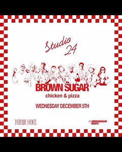 23 reactions | BROWN SUGAR Nights at Studio 24 Starting December 5th. MORE MUSIC / MORE MEMBERS / MORE PIZZA ALL INVITED. Reservations: Inbox Studio 24 or 6942774215 | Studio 24 | Facebook