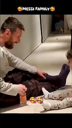 Messi’s Beautiful Moments with His Son & Daughter ❤️✨