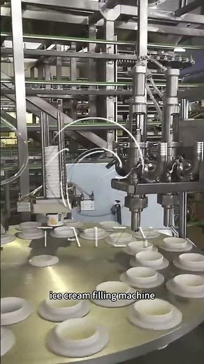 Cup Filling and Capping Machine | Rotary Ice Cream Filling Machine