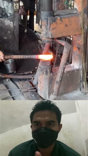 Flattening Red-Hot Steel Like It’s Clay