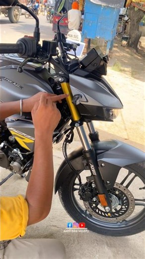 🚀 Hero Xtreme 125r Bike Golden Wrap..#shorts #heroxtreme125r #xtreme #modified #wrap #viralshorts
