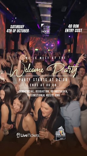 Erasmus Bucharest on Instagram: "🪩NEW SEMESTER, NEW MEMORIES, NEW ERASMUS🪩 we’re kicking off the year with the party that sets the tone for it all 🔥 Whether you’re new in town or a returning legend, this is where the memories begin. Every beat 🥁, every shot 🥃, every moment 🌟 One night for the books 📖✨ 🎶 Music: White Girl Music, Reggaeton, Commercial, Ro Nostalgia, RnB, Pop 📅 Date: Saturday 4th of October 2025 📍 Location: Nook Club ⏰ Time: 10:00PM–5:00AM 🎟️ Ticket: 40 lei (online sale 