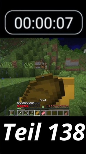 Ich spiele jeden tag 30 Sekunden Minecraft Teil 138. #minecraft #gaming #survival #chalange