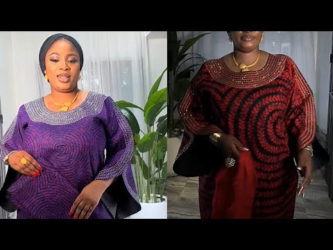 BOUBOU STYLES 2025: MODÈLE GRAND BOUBOU EN PAGNE POUR DAMES / BUBU GOWN 2025 #bubu #model #bubugown