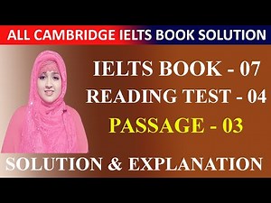 IELTS 7 READING TEST 4 PASSAGE 3 | Effects of Noise Passage Answer with Explanation