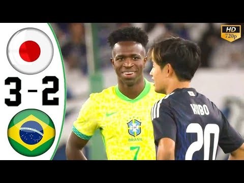 Japan vs Brazil 3-2 All Goals & Highlights 2025 | Friendly Match | Japan vs Brazil 2025Highlights