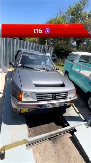 PEUGEOT 205 T16 🤯🔥 The Group B MONSTER in grey!