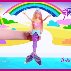 25K views · 858 reactions | Dive deep into imagination with the #Barbie Dreamtopia Sparkle Lights Mermaid! Complete with a mechanical tail that swims and lights up, get swept away with fun on this underwater adventure. 隆‍♀️⁣ ⁣ Shop now: https://dolltasti.cc/2OkdpBI | Barbie | Facebook