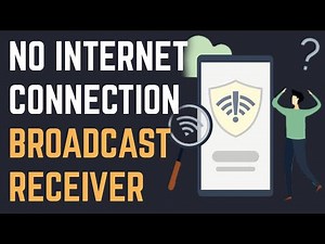 Check Internet Connection Using Broadcast Receiver in Android App | Android Studio Tutorial 2020