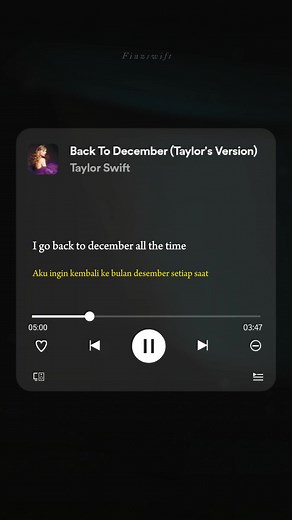 🎵 Back To December (Taylor's Version) - 🎤 Taylor Swift #fyp #taylorswift #backtodecembertaylorswift #speaknowtaylorsversion #swiftie #swifttok #music #lyrics