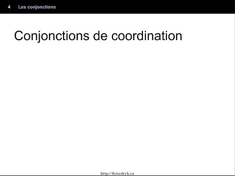 Conjunctions