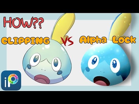 HOW to Use CLIPPING and ALPHA LOCK in IBIS PAINT [TUTORIAL]