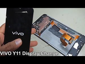 How to change replace vivo y11 display unit panel lcd and touch