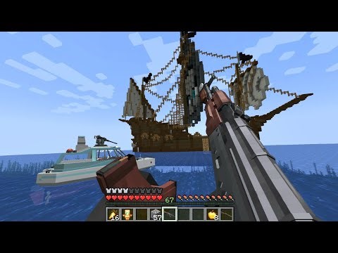 They CAPTURED Villagers... So I SUNK Their Pirate Ship! (Minecraft)