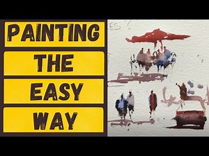 How to paint People and Figures (Watercolor made Simple!)
