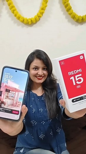 𝓟𝓸𝓸𝓳𝓪 on Instagram: "Redmi 15 5G with 50MP AI Dual Sky Camera 🔥 #collab #redmi #xiomi #tech #reviews"