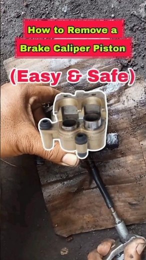 How to Remove a Brake Caliper Piston #mechanic #motorcycle #repair #engineering