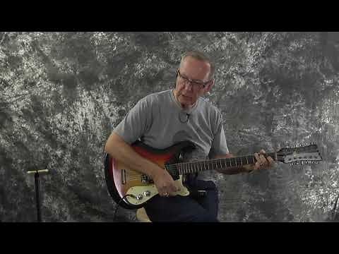 Rare Guitar for Sale 1966 Mosrite Mark XII 12 String Sunburst Pro Setup