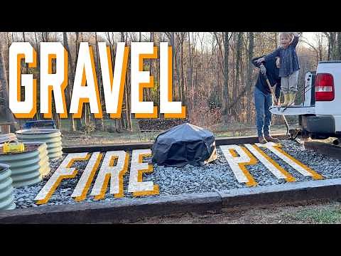 Gravel Fire Pit Patio