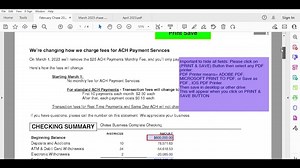 3 Months Bank Statement Template (Chase Bank) 2023