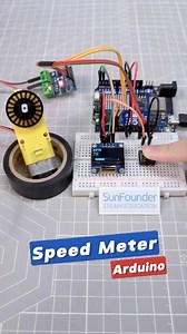 From 0 to 200 RPM — Arduino Motor Control！#Arduino #MotorControl #PWMControl #OLEDDisplay #DIYTech #STEMProject #TTmotor #ButtonControl #EmbeddedSystems #MakerProject | SunFounder OpenSource