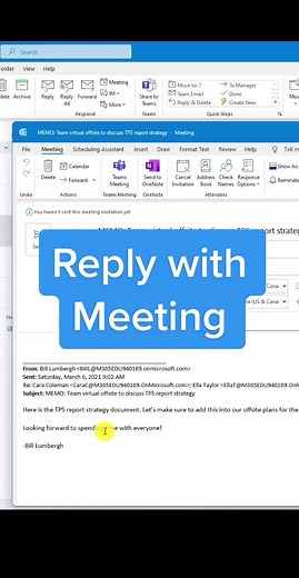 Save some time ⏰ #Outlook #officetips #techtips #email #Microsoft #tutorial #corporatelife