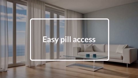 2Pcs Blue Portable Pill Taker Remover, Blister Pack, No Contact Easy to Take Out Portable, Travel Tablet Dispenser Pills Extractor Tool, Personal Pill Organizers Health, Pill Remover