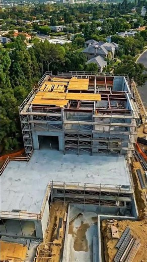 From Ground to Skyline: The Accelerated Birth of a Building