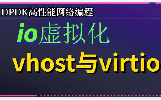 vhost与virtio以及零拷贝的实现原理