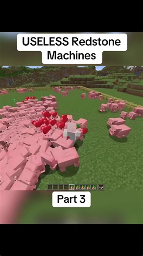 Useless Redstone Machines in Minecraft Gameplay