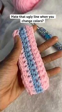 How to Seamlessly Change Colors in Crochet | No Visible Line (Beginner Friendly)