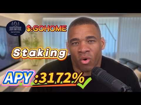 💵 I earned 3172.33% APY from Solana GOHOME staking — zero risk and instant withdrawal anytime!