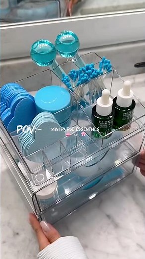 Aesthetic ASMR Restock: Organizing My Mini Travel Essentials ✈️✨